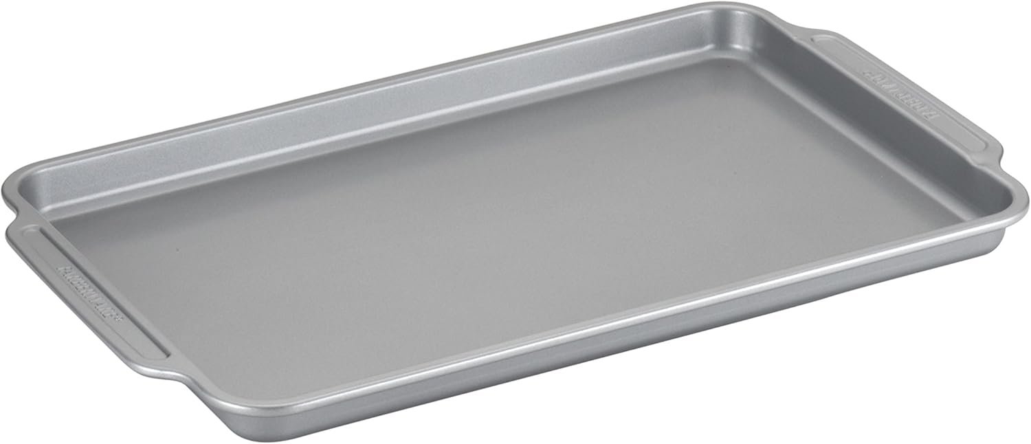 Farberware Nonstick Steel Bakeware Set with Cooling Rack, Baking Pan and Cookie Sheet Set with Nonstick Bread Pan and Cooling Grid, 10-Piece Set, Gray - Image 11