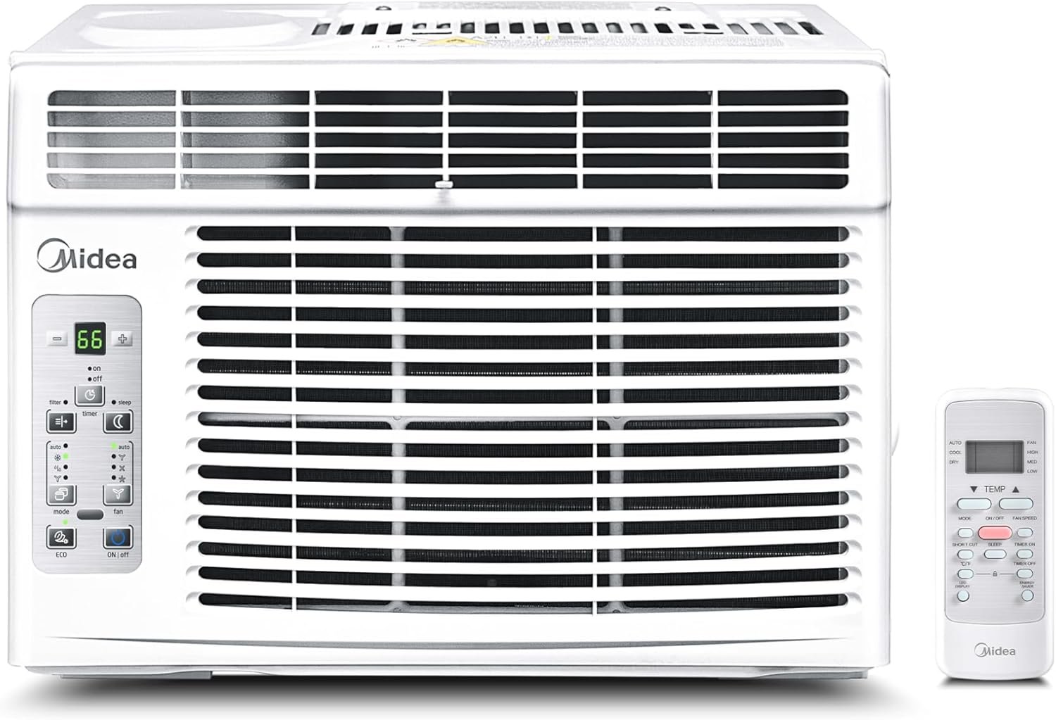 Midea 6,000 BTU Window Air Conditioner, 3-in-1 Cool/Fan/Dehumidifier Window AC Unit, Easycool Air Conditioner with Remote Control, Cools up to 250 Sq. Ft., Fits bedroom, study, office - Image 2