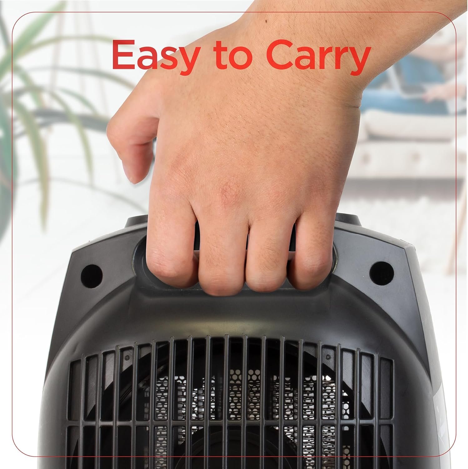 BLACK+DECKER Portable Space Heater, Room Space Heater with Carry Handle for Easy Transport - Image 5