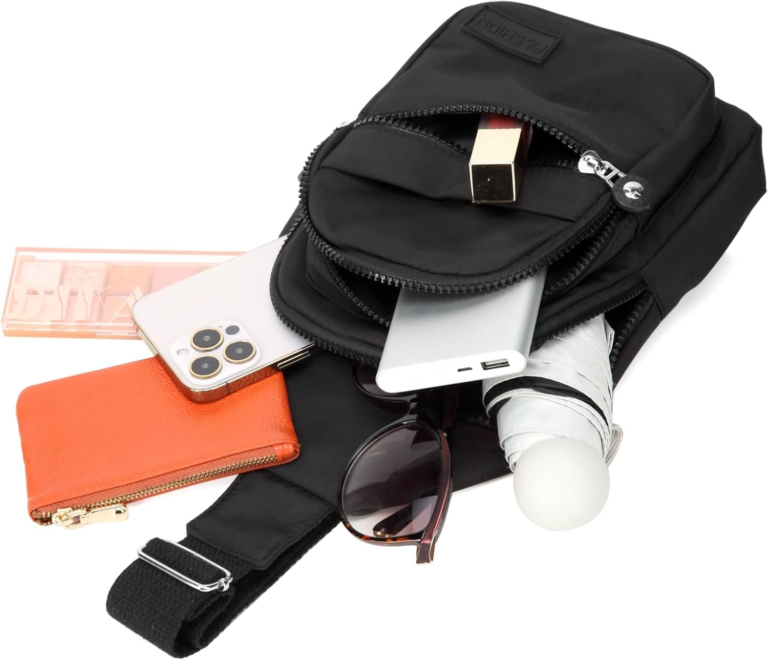 Small Sling Backpack Crossbody Sling Bag, Chest Bag Daypack Fanny Pack Cross Body Bag for Outdoors Hiking Traveling - Image 7