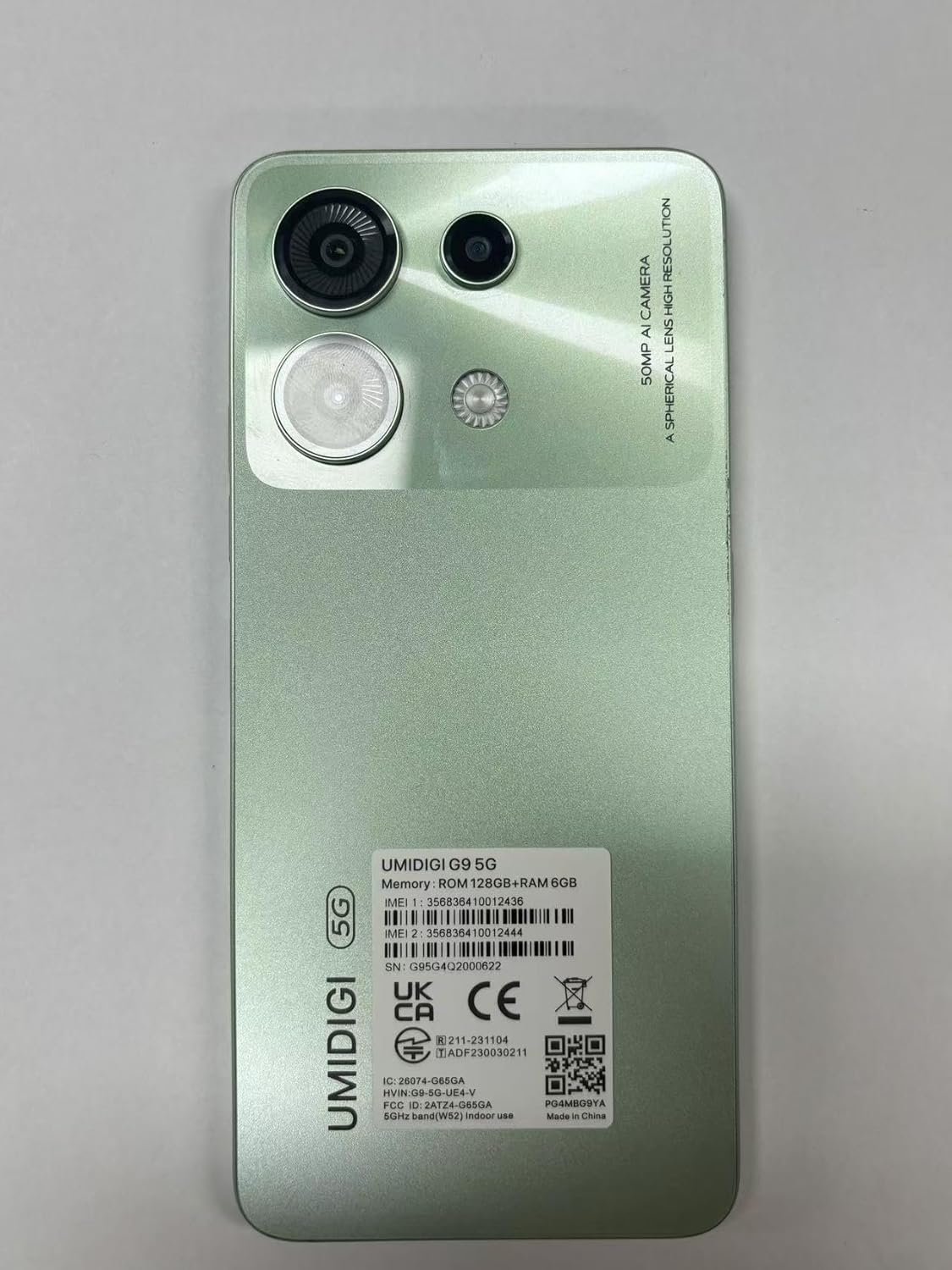 UMIDIGI G9 5G Cell Phone, Android 14 Unlocked Phones, 12(6+6) GB +128GB/1TB TF Expand, 5G Dual SIM, 50MP Camera, 6.75" HD+ 90Hz Display, AI Face & Fingerprint Unlock, 5000mAh Android Phone Black - Image 9