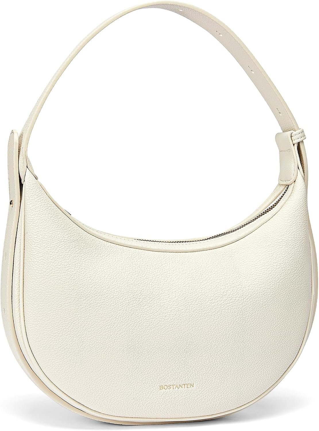 BOSTANTEN Crescent Shoulder Bag for Women Trendy Crossbody Hobo Purse Vegan Leather Clutch Handbag Adjustable Strap - Image 5