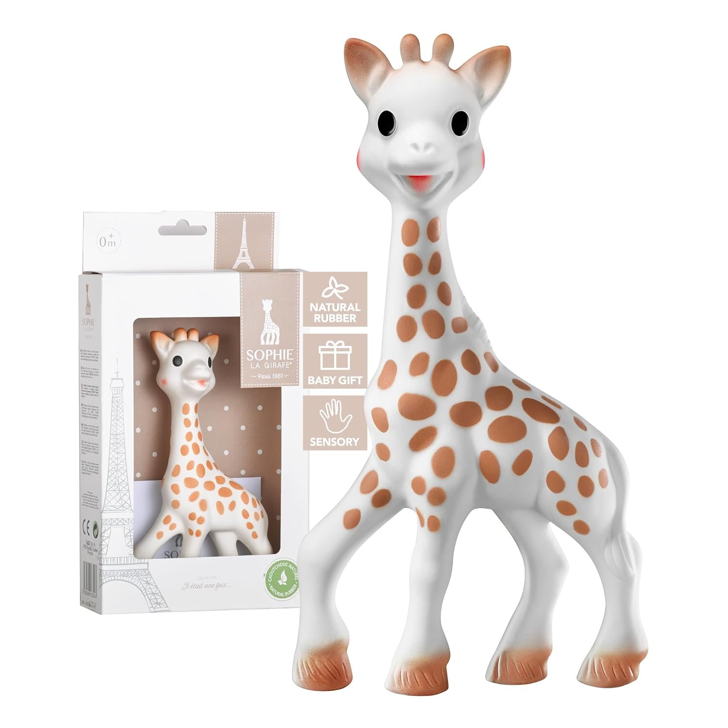 Sophie la girafe | Handcrafted for 60 Years in France | Natural Rubber | Designed for Teething Babies | Awaken All 5 Senses | Easy to Clean - Image 2