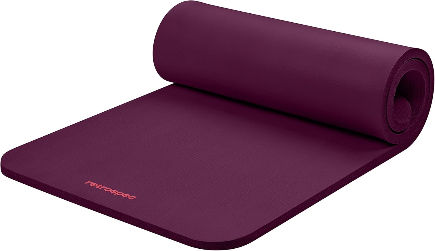 Retrospec Solana Yoga Mat 1" Thick With Nylon Carry Strap for Men & Women - Non Slip Exercise Mat for Home Yoga, Pilates, Stretching, Floor & Fitness Workouts - Image 2