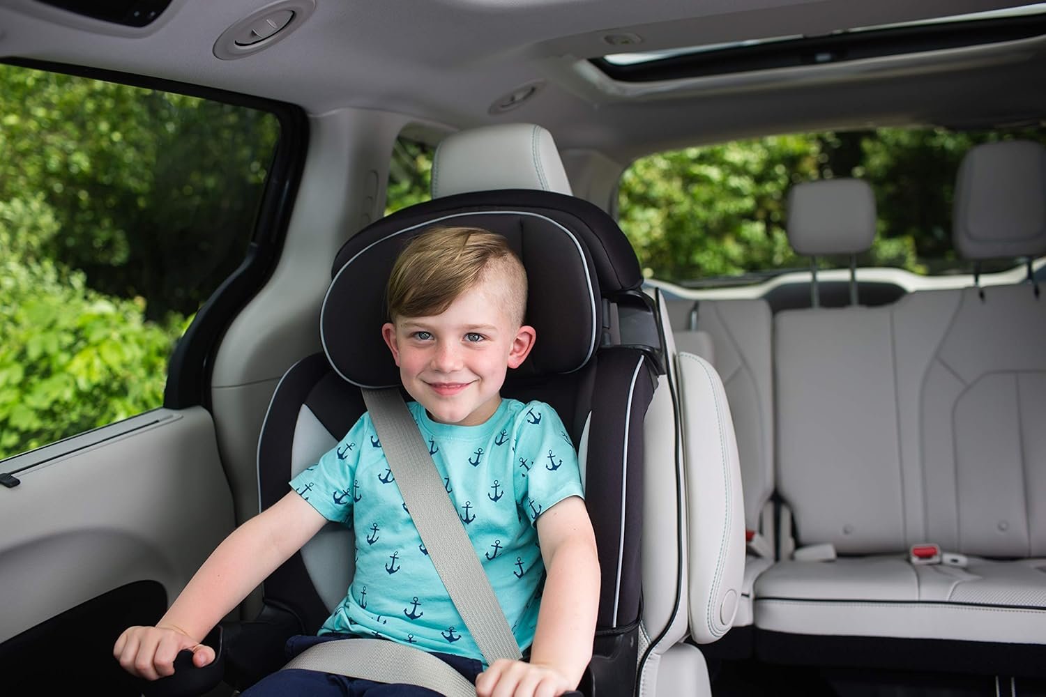 Safety 1st Grand 2-in-1 Booster Car Seat, Forward Facing Car Seat with Harness, High Back Booster Seat for Car, 30-65 Pounds and Belt-Positioning Booster, Car Seats, 40-100 Pounds, Capri Teal - Image 13