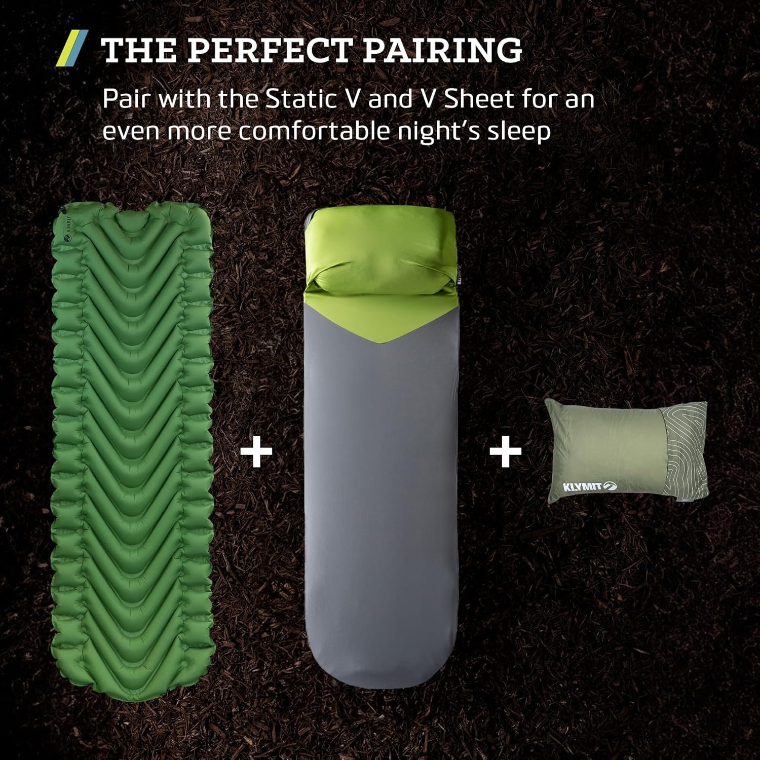 Klymit Drift Camping Pillow, Shredded Memory Foam Travel Pillow with Reversible Cover for Outdoor Use, Green, Regular - Image 7