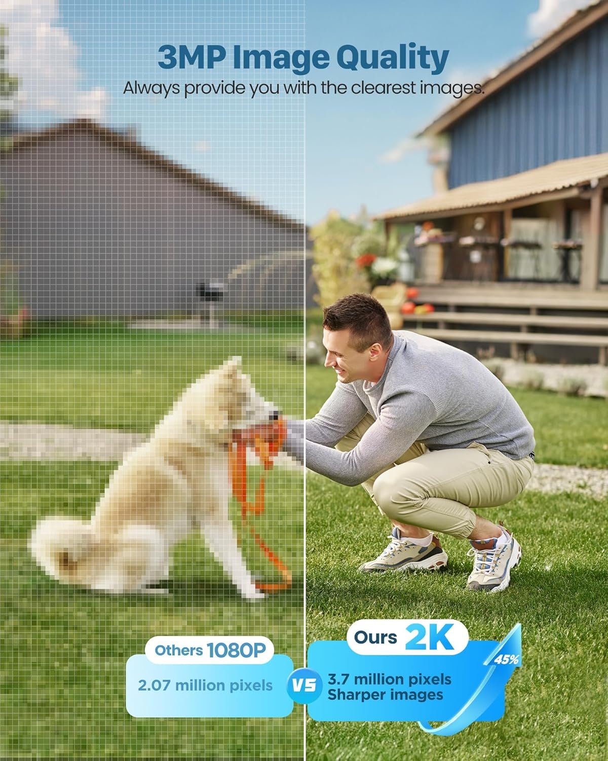 Security Cameras Wireless Outdoor Solar: 2K WiFi Camera for Home Security System - Battery Powered Cam IP66 Waterproof Motion Sensor - Camaras de Seguridad para Casa Inalambricas - Image 4