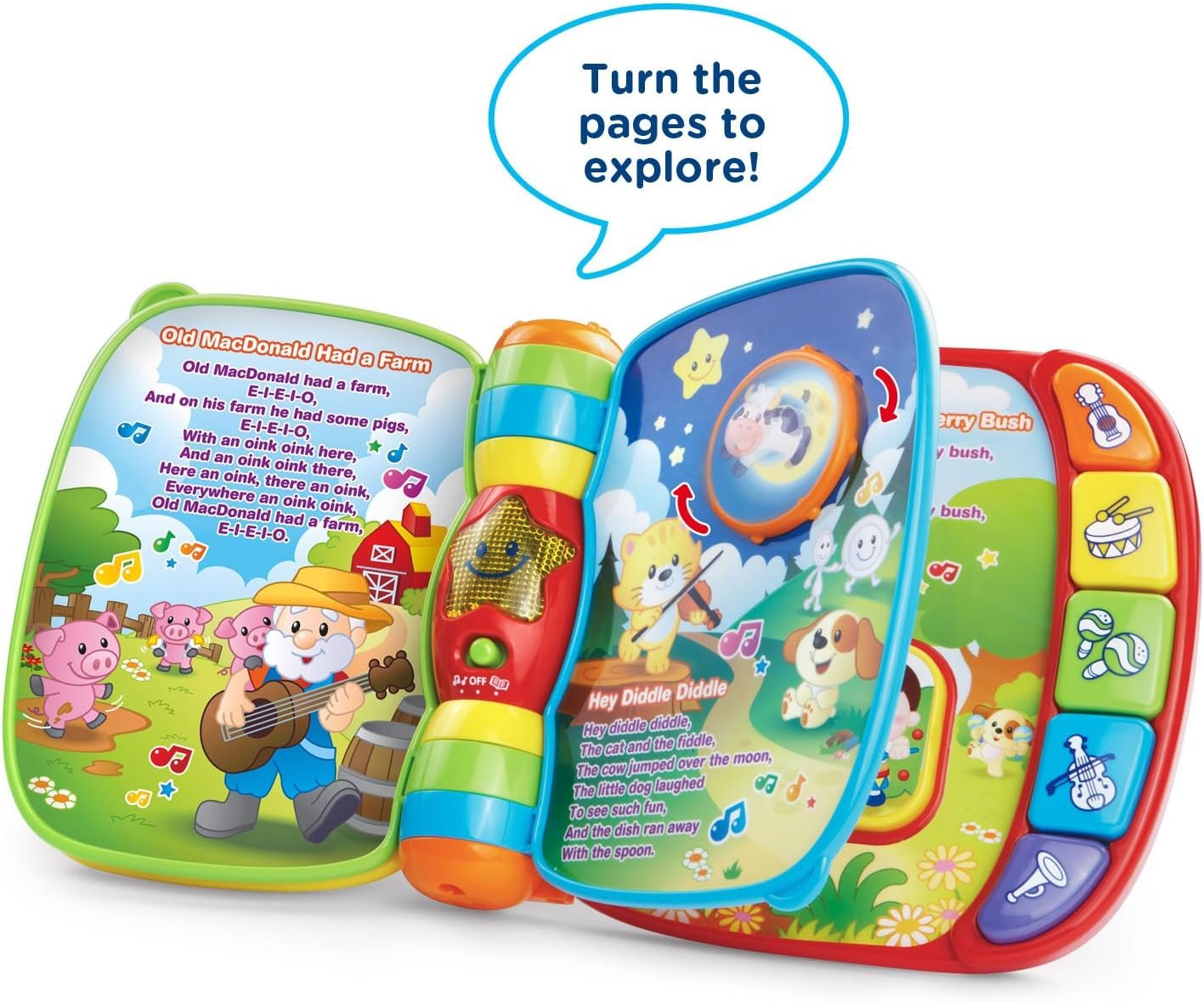 VTech Musical Rhymes Book, Red - Image 3