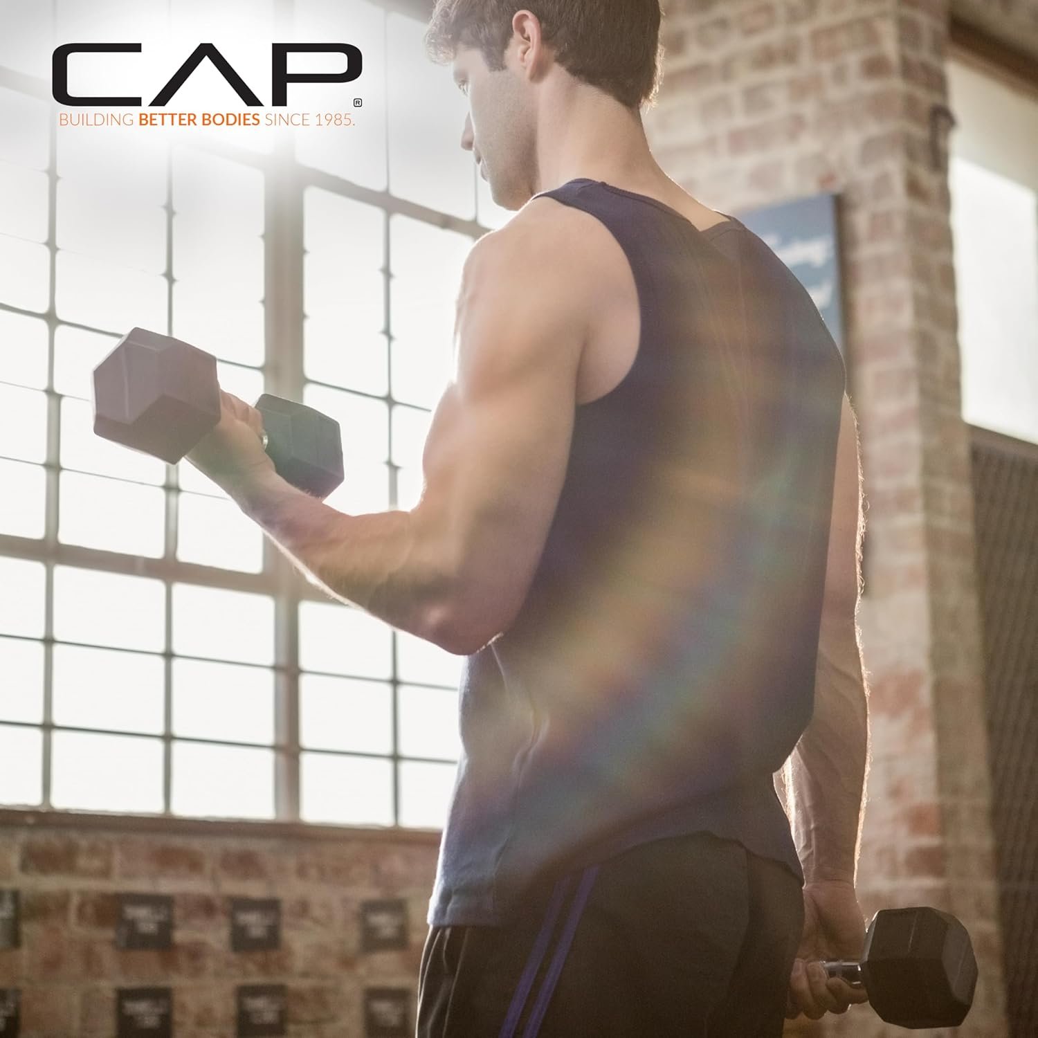 CAP Barbell Coated Hex Dumbbell Weight | Multiple Options - Image 6