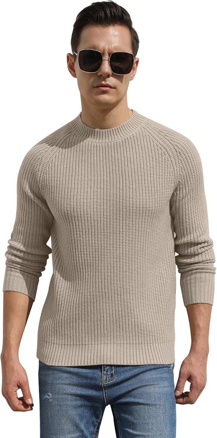 Sailwind Men's Crewneck Casual Sweater Structured Knit Soft Casual Pullover - Image 7