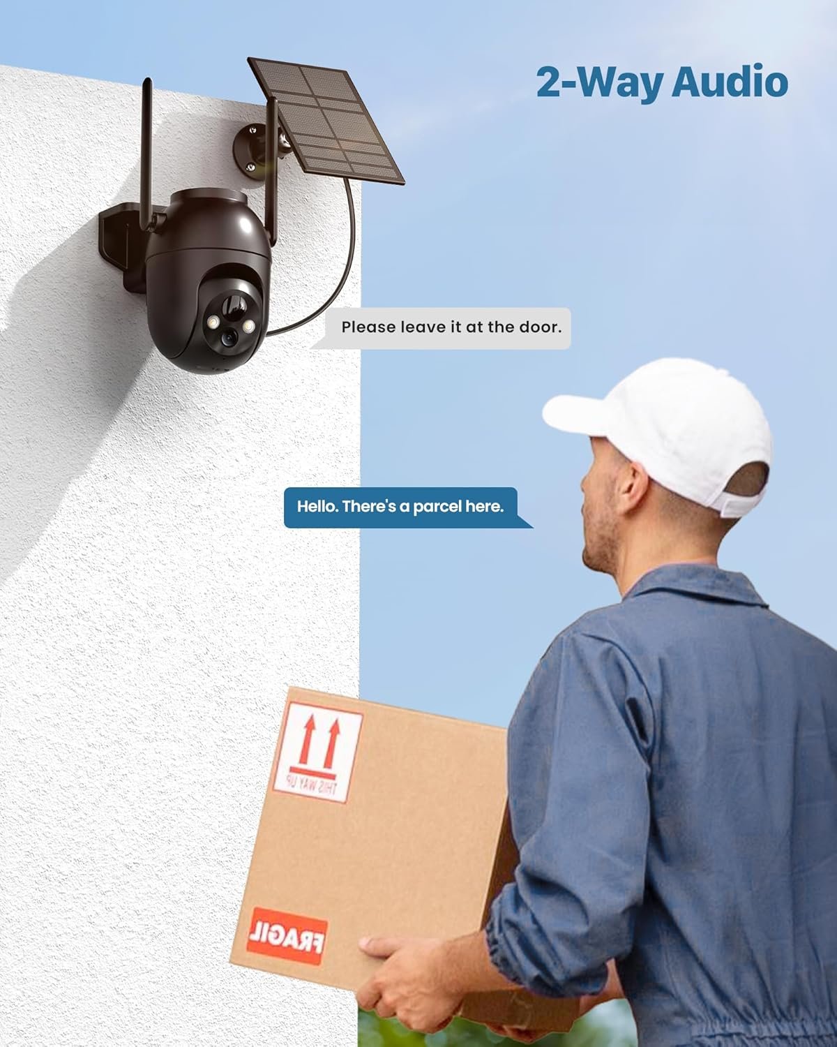 Security Cameras Wireless Outdoor Solar: 2K WiFi Camera for Home Security System - Battery Powered Cam IP66 Waterproof Motion Sensor - Camaras de Seguridad para Casa Inalambricas - Image 10