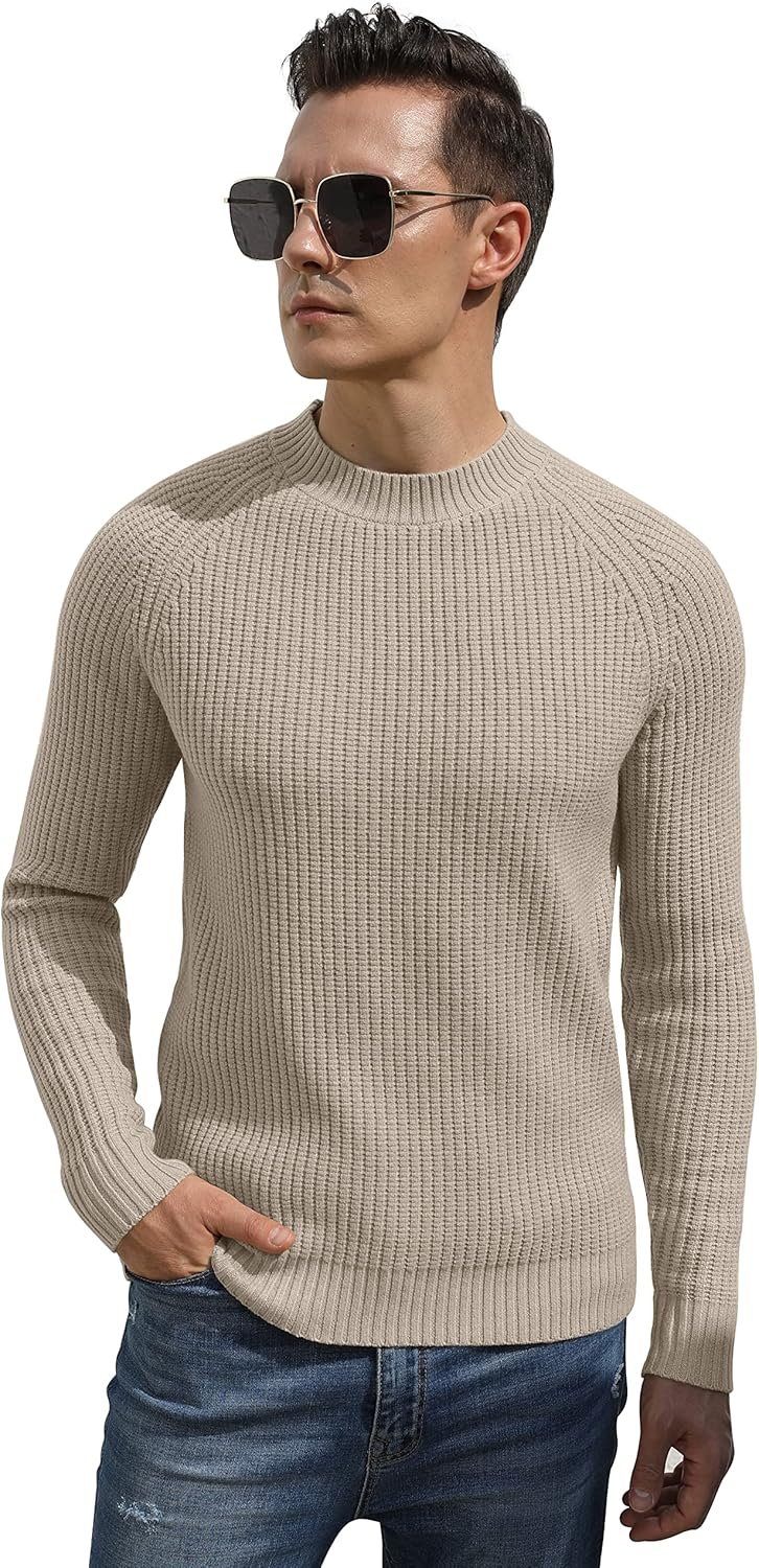 Sailwind Men's Crewneck Casual Sweater Structured Knit Soft Casual Pullover - Image 5