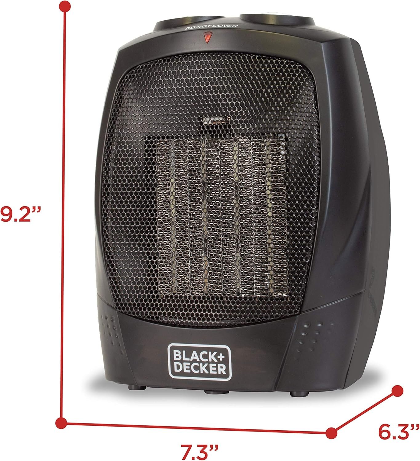BLACK+DECKER Portable Space Heater, Room Space Heater with Carry Handle for Easy Transport - Image 8