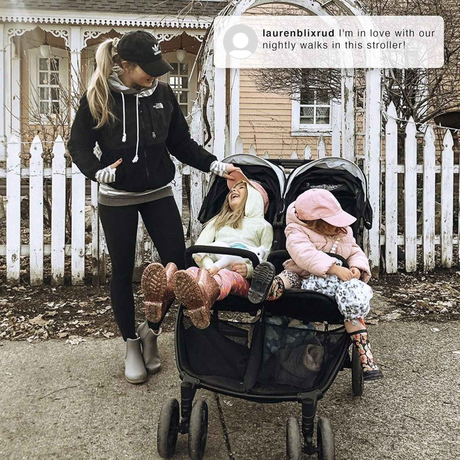 Jeep Destination Ultralight Side x Side Double Stroller, Midnight - Image 7