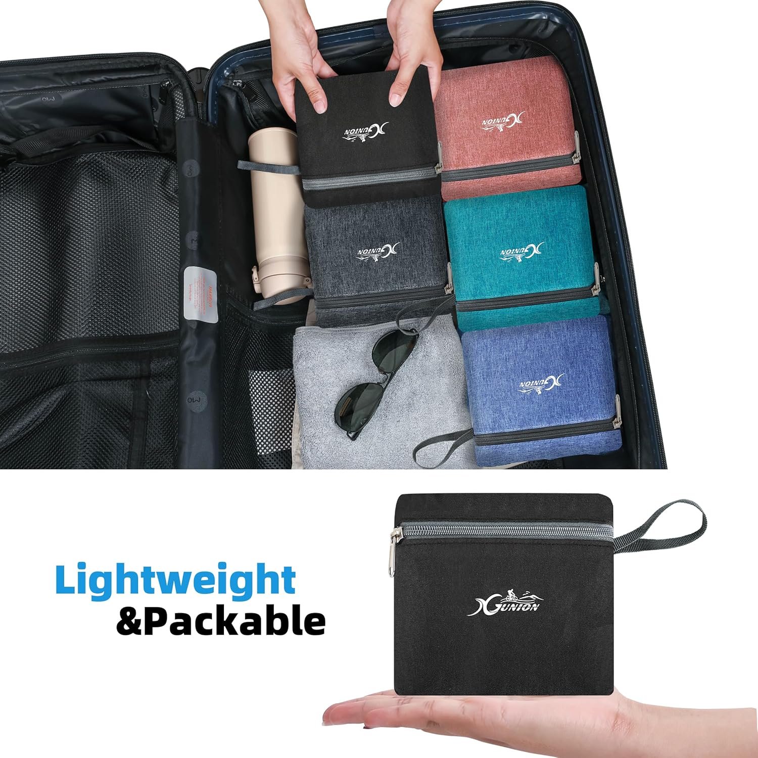 Small Travel Backpack - Lightweight & Foldable, 10L Capacity, Packable & Camping Hiking Daypack for Women & Men (Black) - Image 7