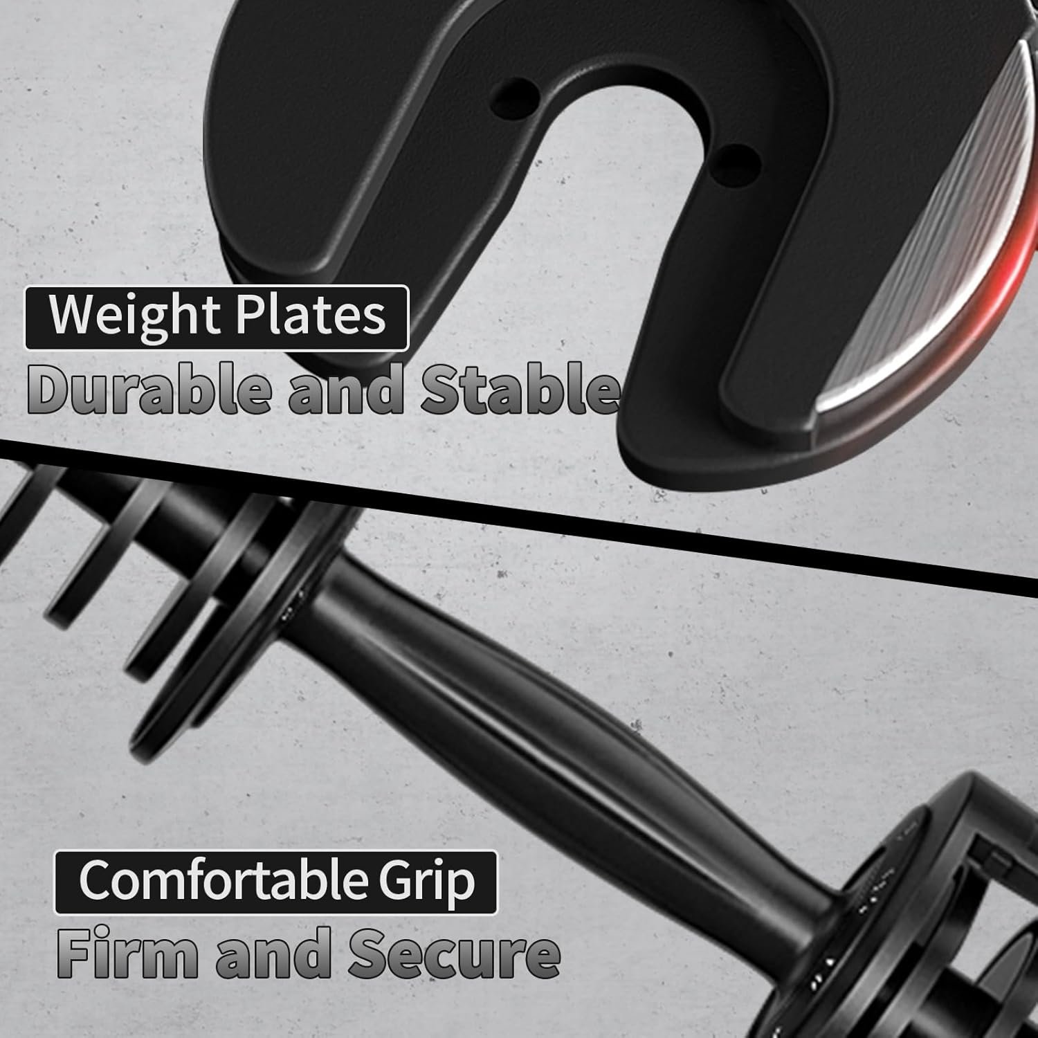 Adjustable Dumbbells One Second Change Free Weight Compact Efficient Exercise & Fitness Dumbbell Home Gym Max 25LB or 55LB TJDYLZF - Image 7