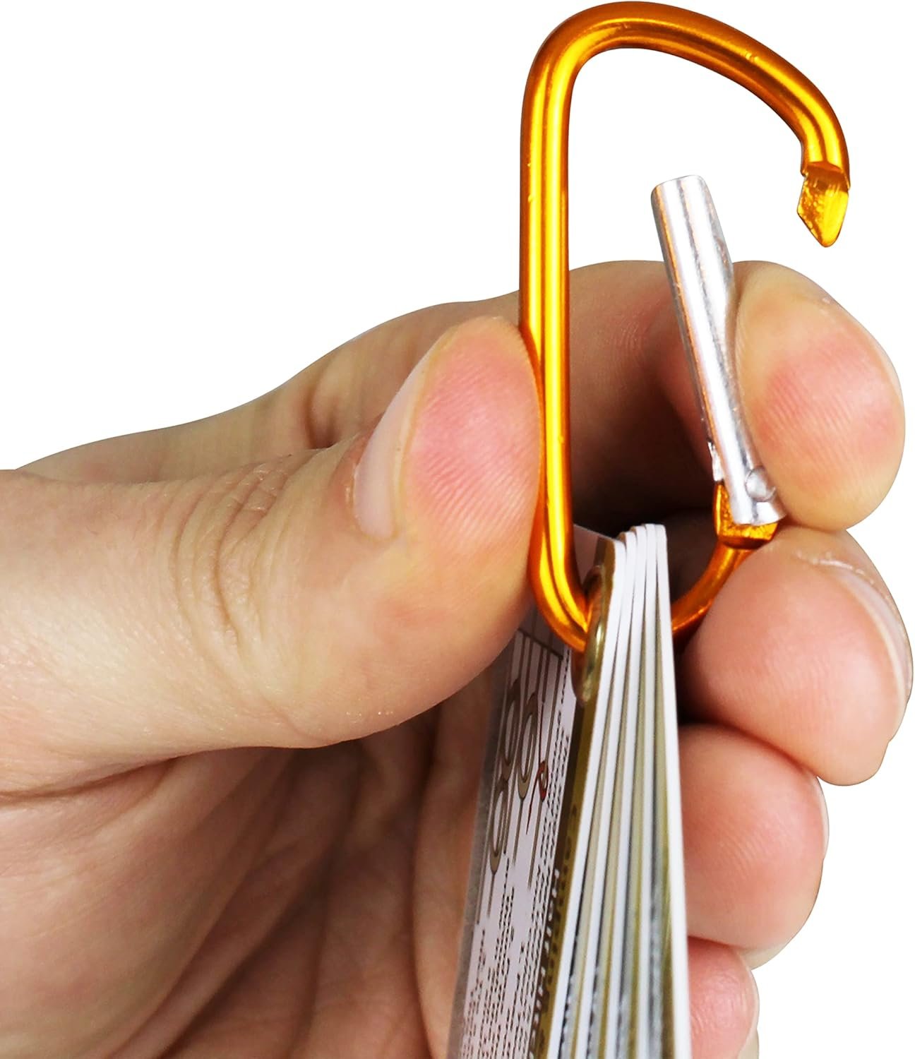 Outdoor Knots - Waterproof Knot Tying Cards with Mini Carabiner - Includes 22 Rope Knots for Camping, Backpacking, and Scouting Scenarios - Image 8