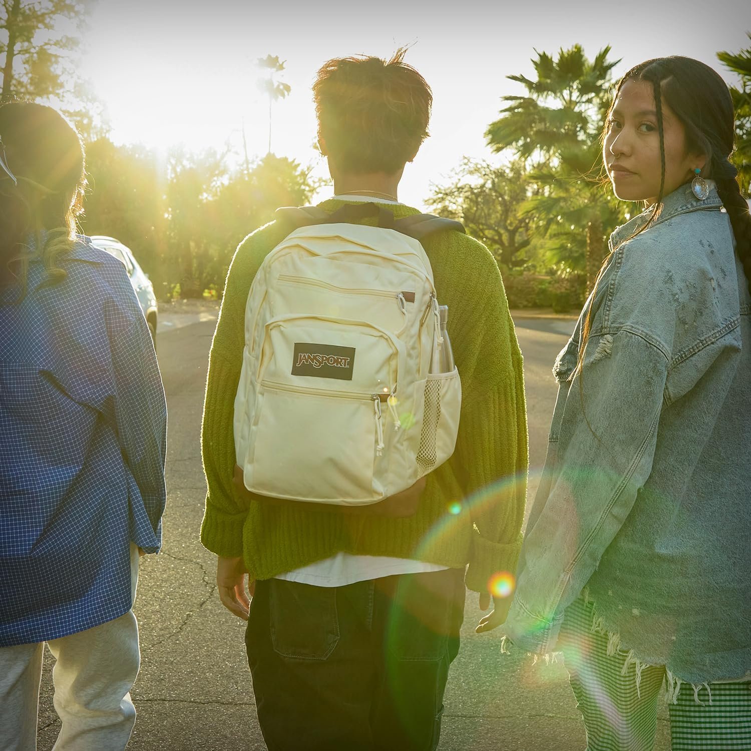 JanSport Cool Backpack, with 15-inch Laptop Sleeve - Large Computer Bag Rucksack with 2 Compartments, Ergonomic Straps, Black - Image 9